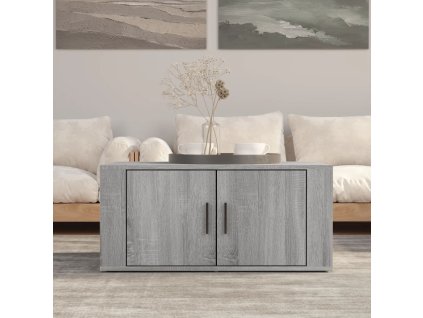 Konferenční stolek šedý sonoma 80 x 50 x 36 cm kompozitní dřevo 816518