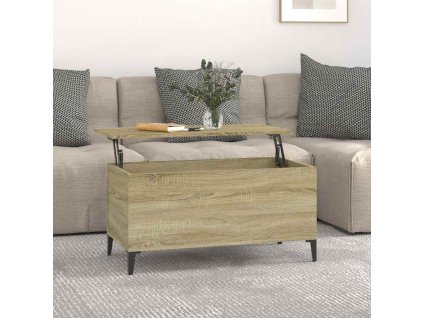 Konferenční stolek dub sonoma 90x44,5x45 cm kompozitní dřevo 819591