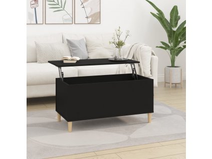 Konferenční stolek černý 90 x 44,5 x 45 cm kompozitní dřevo 819581