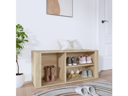 Botník dub sonoma 100x35x45 cm kompozitní dřevo 816923