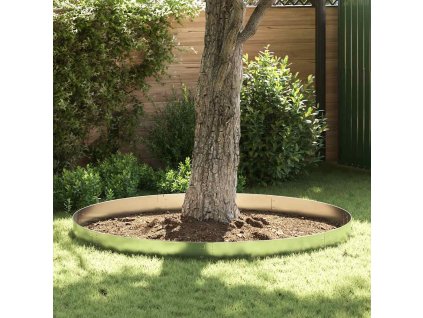 Sada 10 ks ohebných travních lemů, pozinkovaná ocel 100 x 14 cm 271782