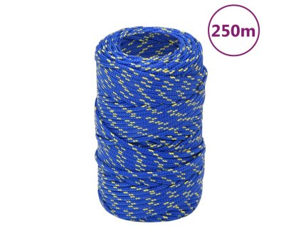 Lodní lano modré 2 mm 250 m polypropylen 152426
