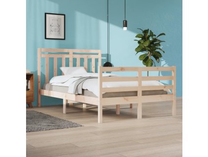 Rám postele masivní dřevo 120 x 200 cm 3105310