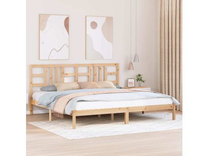 Rám postele masivní dřevo 200 x 200 cm 3105425