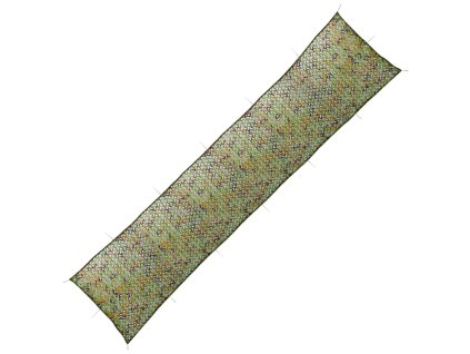Maskovací síť s úložným pytlem 1,5 x 8 m zelená 135877