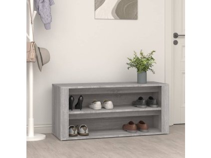 Botník šedý sonoma 100 x 35 x 45 cm kompozitní dřevo 816910