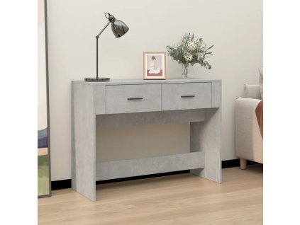 Konzolový stolek betonově šedý 100x39x75 cm kompozitní dřevo