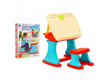 Dětský výtvarný stolek a stojan nastavitelný