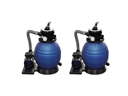 Písková filtrační čerpadla 2 ks 400 W 11 000 l/h 277089
