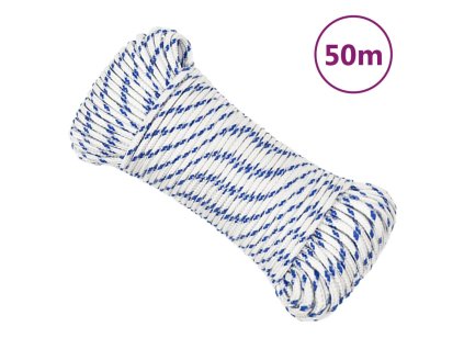 Lodní lano bílé 3 mm 50 m polypropylen 152270