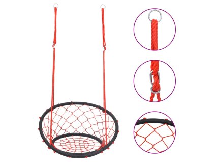 Síťové závěsné houpací křeslo 60 cm 93146