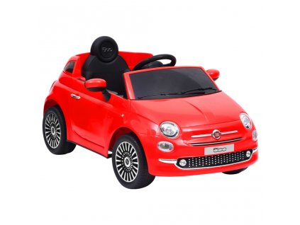 Dětské elektrické auto Fiat 500 červené