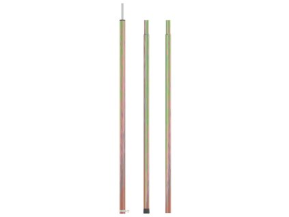 Teleskopická stanová tyč 170–255 cm pozinkovaná ocel 315216