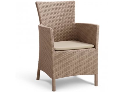Keter Zahradní jídelní židle Iowa cappuccino 215519 408945