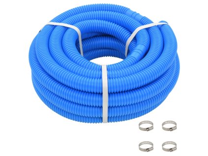 Bazénová hadice se svorkami modrá 38 mm 12 m 91750
