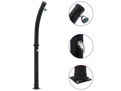 Solární sprcha černá 214 cm 20 l 92311
