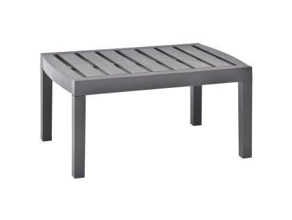 Zahradní stolek moka 78 x 55 x 38 cm plast 48816