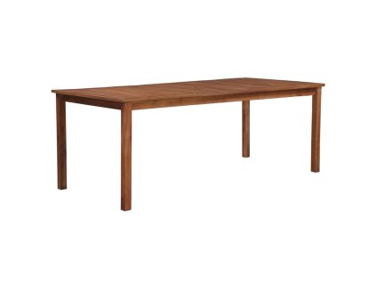 Zahradní stůl 200 x 100 x 74 cm masivní akáciové dřevo 44106