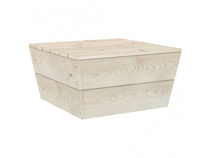 Zahradní stolek 60 x 60 x 30 cm impregnované smrkové dřevo 315632