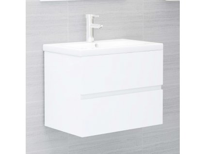 Skříňka pod umyvadlo bílá 60 x 38,5 x 45 cm kompozitní dřevo 804737