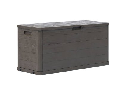 Zahradní úložný box 280 l hnědý 45687