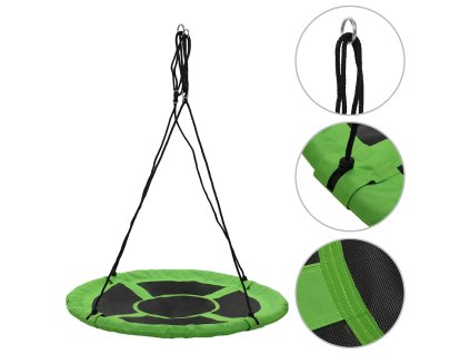 Houpačka 110 cm 100 kg zelená 91808