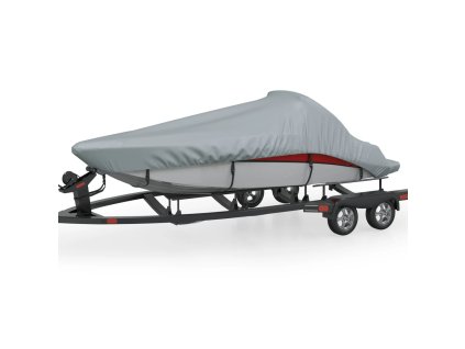 Šedá přikrývka pro člun, délka 427-488 cm, šířka 173 cm 90426