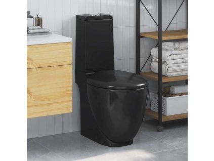 Keramické WC zadní odpad černé 140298