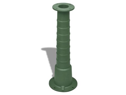 Litinový stojan na zahradní ruční pumpu / čerpadlo - zelený 41173