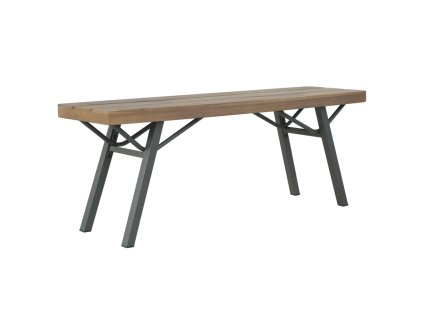 Zahradní lavice 120 cm masivní akáciové dřevo 44252