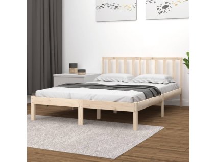 Rám postele masivní borovice 200 x 200 cm 3105091