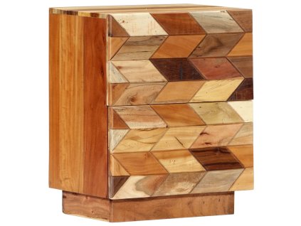 Noční stolek 40 x 30 x 50 cm masivní recyklované dřevo 282731