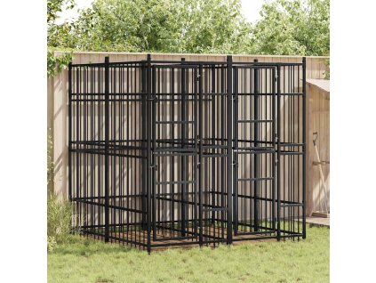 Venkovní psí kotec ocel 3,69 m² 3097937