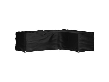 Plachta na zahradní nábytek tvar L 16 oček 260 x 210 x 80 cm 319326