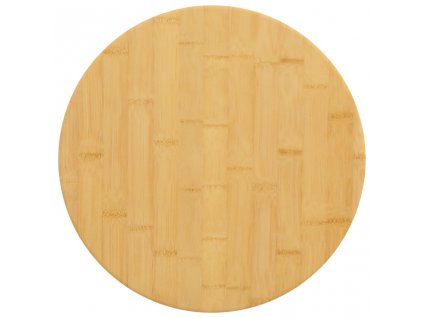 Stolní deska Ø 40 x 4 cm bambus