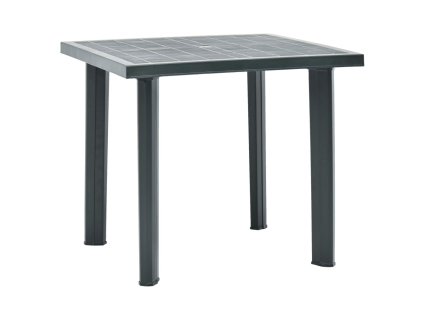 Zahradní stůl zelený 80 x 75 x 72 cm plast 48803