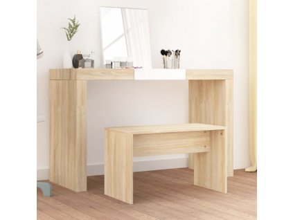 Stolička k toaletnímu stolku dub sonoma 70x35x45 cm kompozit 802816