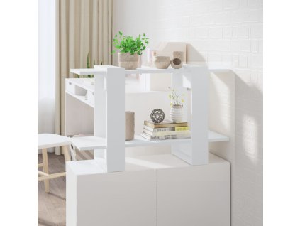 Knihovna / dělicí stěna bílá 80 x 30 x 51 cm 811592