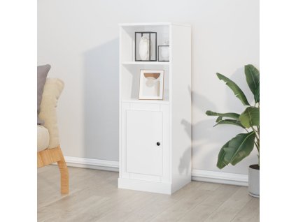 Skříň highboard lesklá bílá 36 x 35,5 x 103,5 kompozitní dřevo 816322