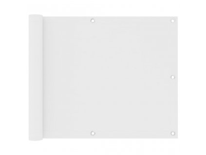 Balkónová zástěna bílá 75 x 300 cm oxfordská látka 134888