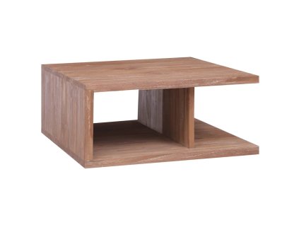 Konferenční stolek 70 x 70 x 30 cm masivní teakové dřevo 287898