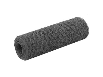 Pletivo ke kurníku ocel PVC vrstva 25 x 0,5 m šedé 143275
