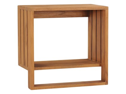 Nástěnný věšák na ručníky 35 x 20 x 35 cm masivní teakové dřevo 289073