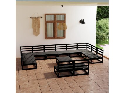 13dílná zahradní sedací souprava masivní borovice 3076188