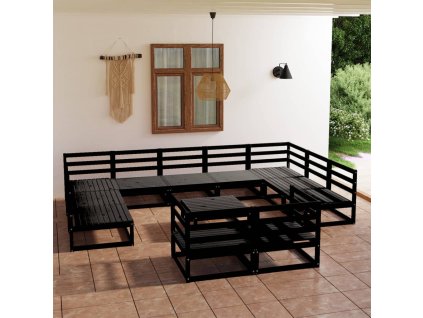 12dílná zahradní sedací souprava masivní borovice 3076218