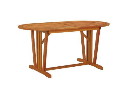 Zahradní stůl 160 x 85 x 75 cm masivní eukalyptové dřevo 316071