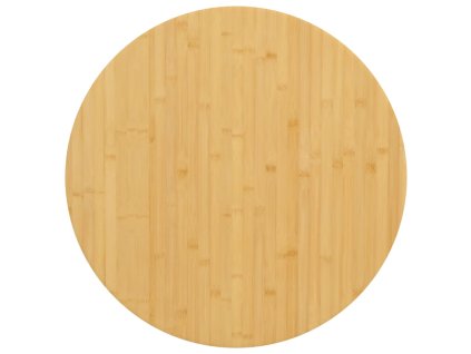 Stolní deska Ø 70 x 1,5 cm bambus 352675