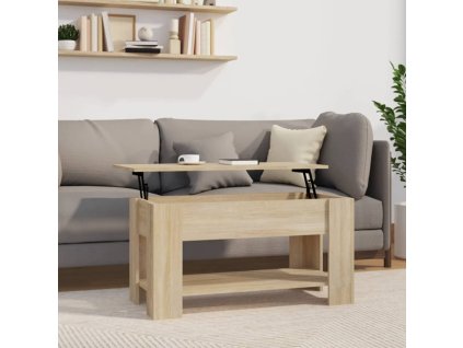 Konferenční stolek dub sonoma 101 x 49 x 52 cm kompozitní dřevo 809704