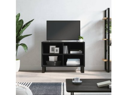 TV skříňka černá 69,5 x 30 x 50 cm kompozitní dřevo 826973