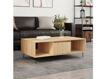 Konferenční stolek dub sonoma 104 x 60 x 35 cm kompozitní dřevo 827087